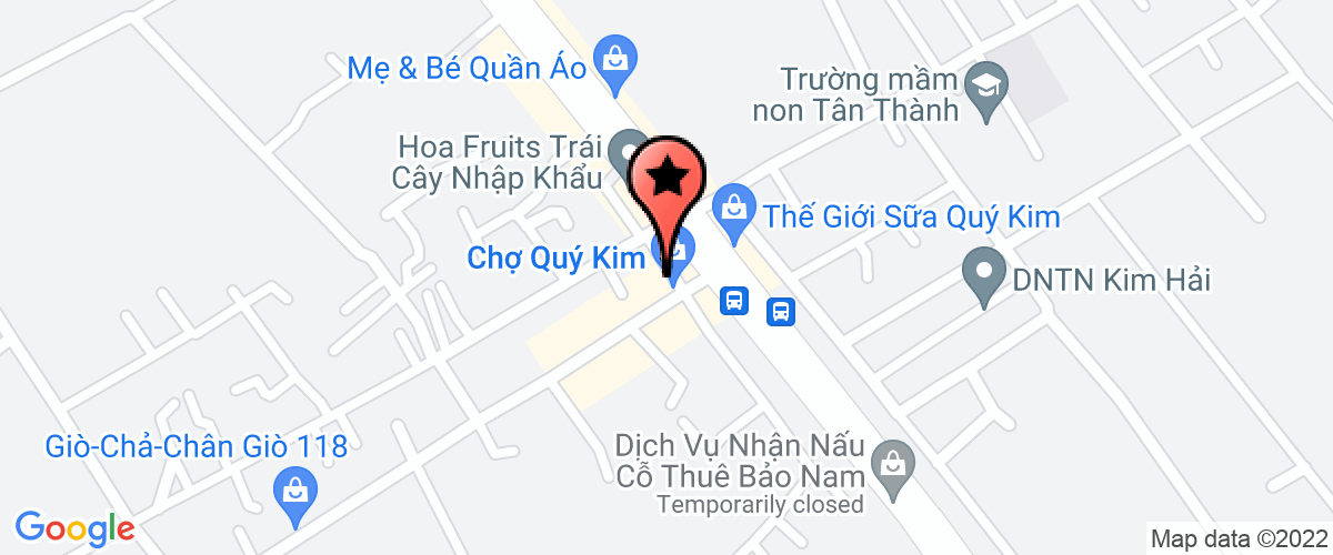 Map go to TNHh thuong mai Tuyet Phuong Company
