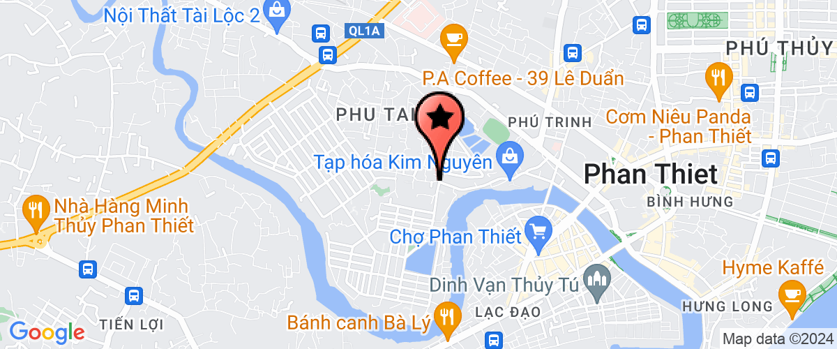 Map go to Huynh De Binh Thuan Company Limited