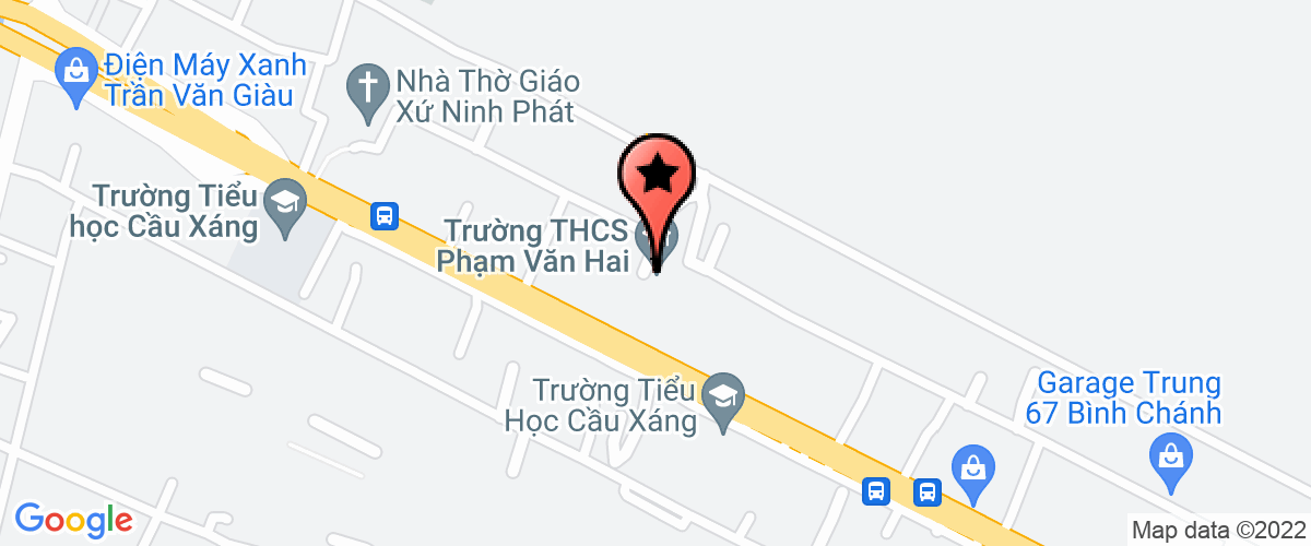 Map go to Pham Van Hai Secondary School