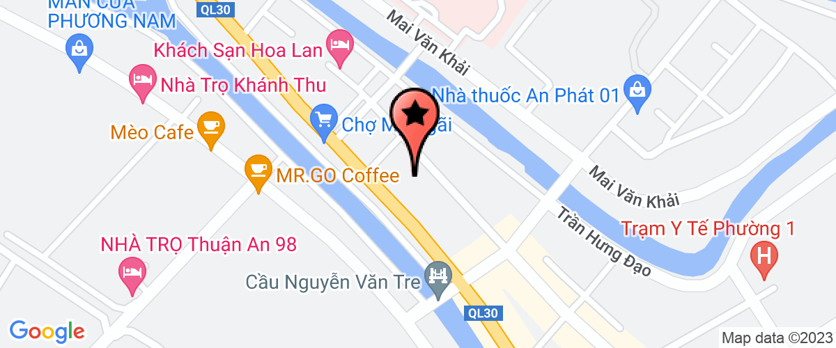 Map go to Phi Den Service Trading Company Limited