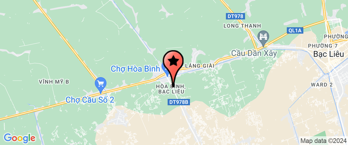 Map go to Thien My Hoa Binh Company Limited