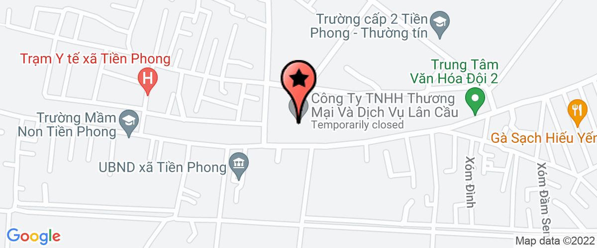 Map go to Thanh Dat Muoi Company