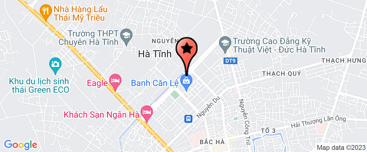 Map go to Ha Tinh Electrical Power Company