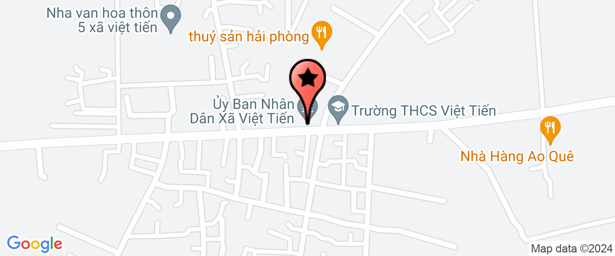 Bản đồ đến Hợp tác xã kinh doanh điện nước xã Việt Tiến