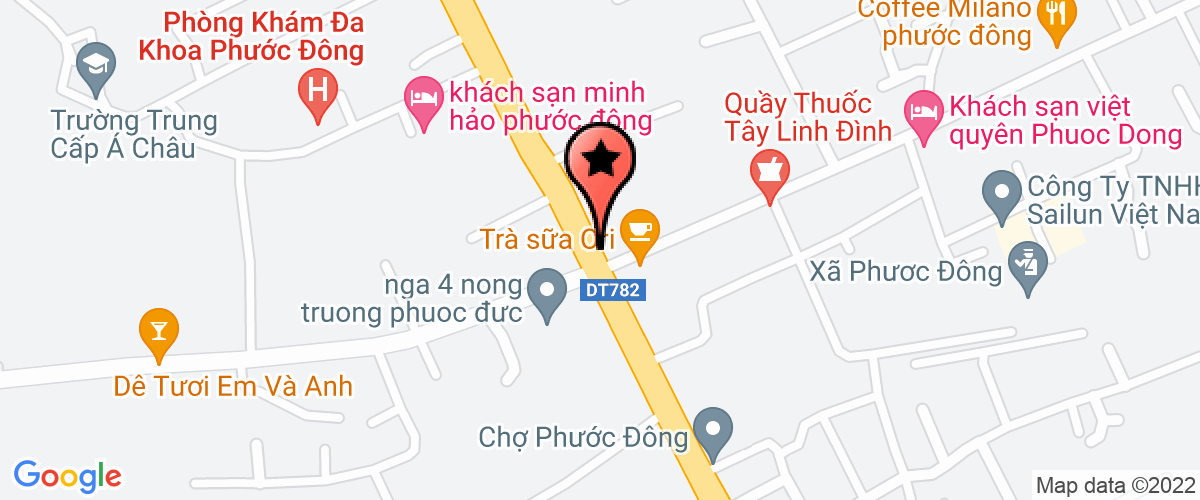 Map go to Sx-Tm-DV Ton Thanh Cong Iron Steel Company Limited