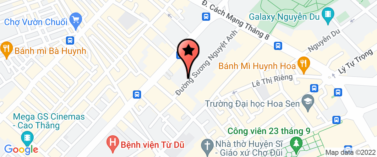 Bản đồ đến Công Ty TNHH Tiếp Thị Giải Trí Hoàng Gia Sài Gòn