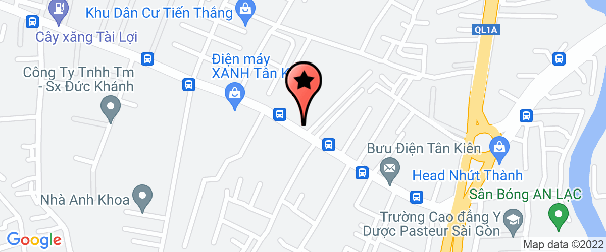 Map go to Dai Phat Tai Sport Service Trading Company Limited