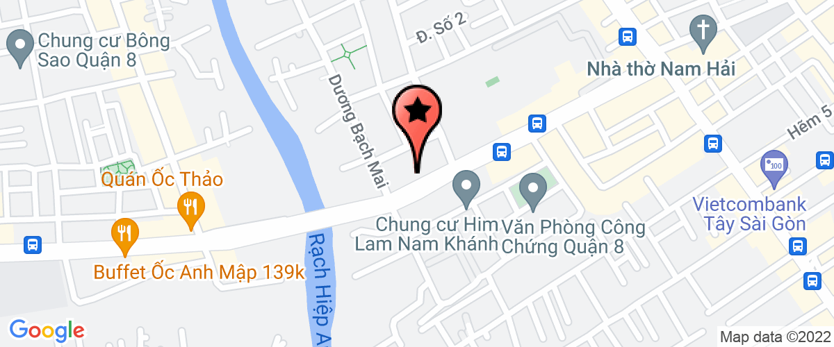 Map go to Binh Thuan Agriculture Company Limited