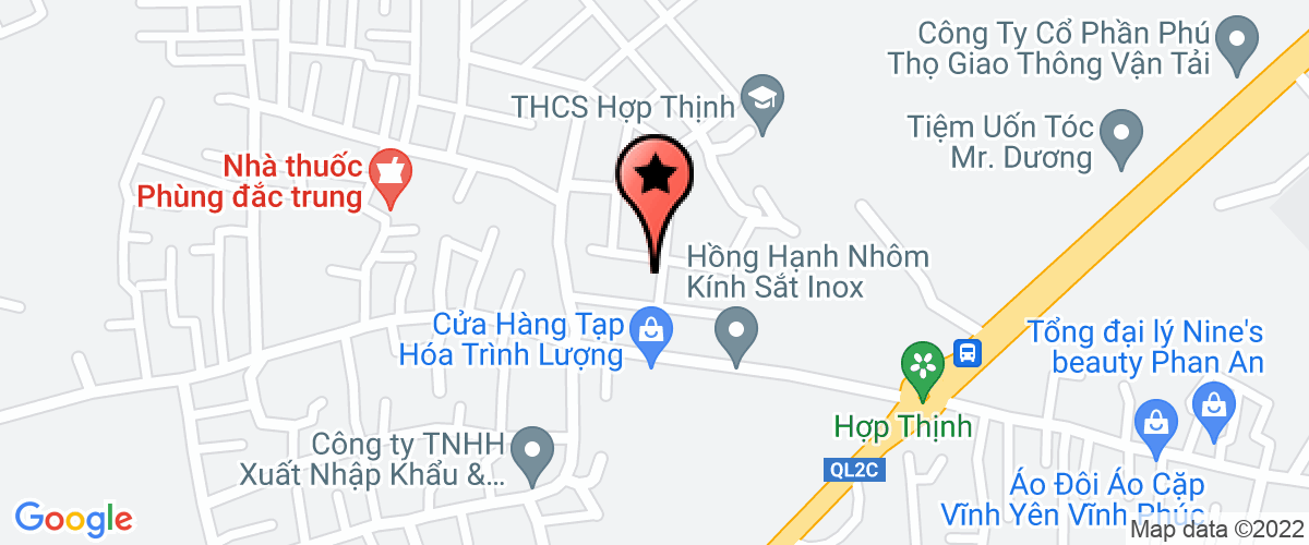 Map go to Hop Thinh Infrastructure Development And Construction Joint Stock Company