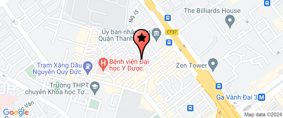 Map go to An Phu Ha Noi Join Stock Company