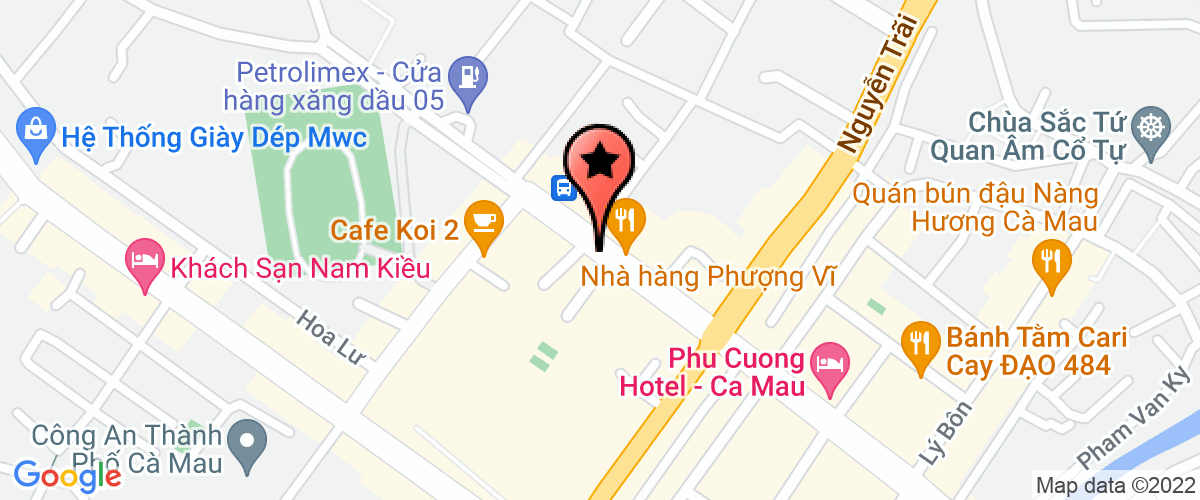 Map go to Le Hoang Business Service Company Limited