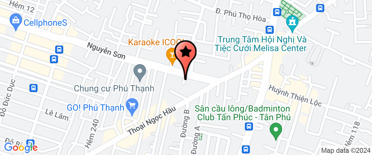 Map go to Hoang Ha Hair Cut Company Limited