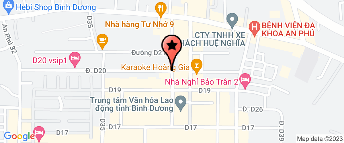 Map go to Dai Hoang An Service Trading Company Limited