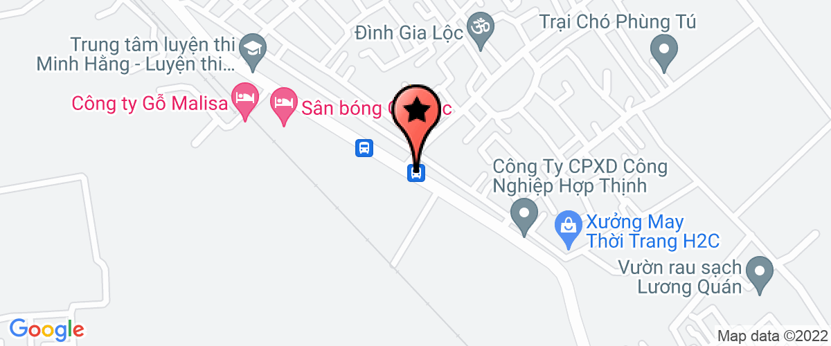 Map go to co phan xay dung va moi truong Minh Hieu Company