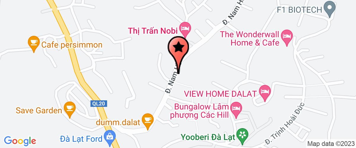 Map go to Huyen Thoai Da Lat Company Limited