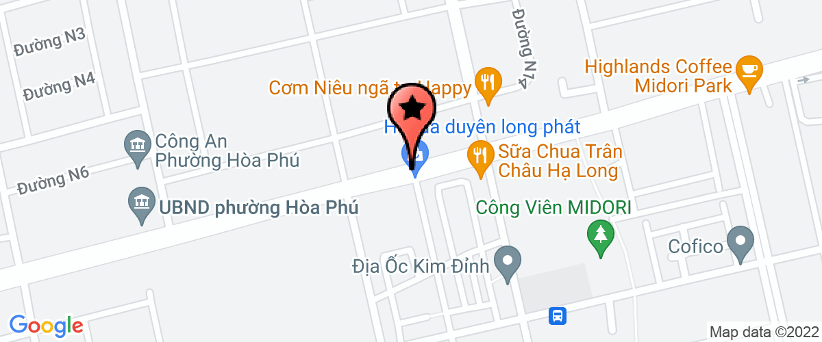 Map go to Ba Trung Company Limited
