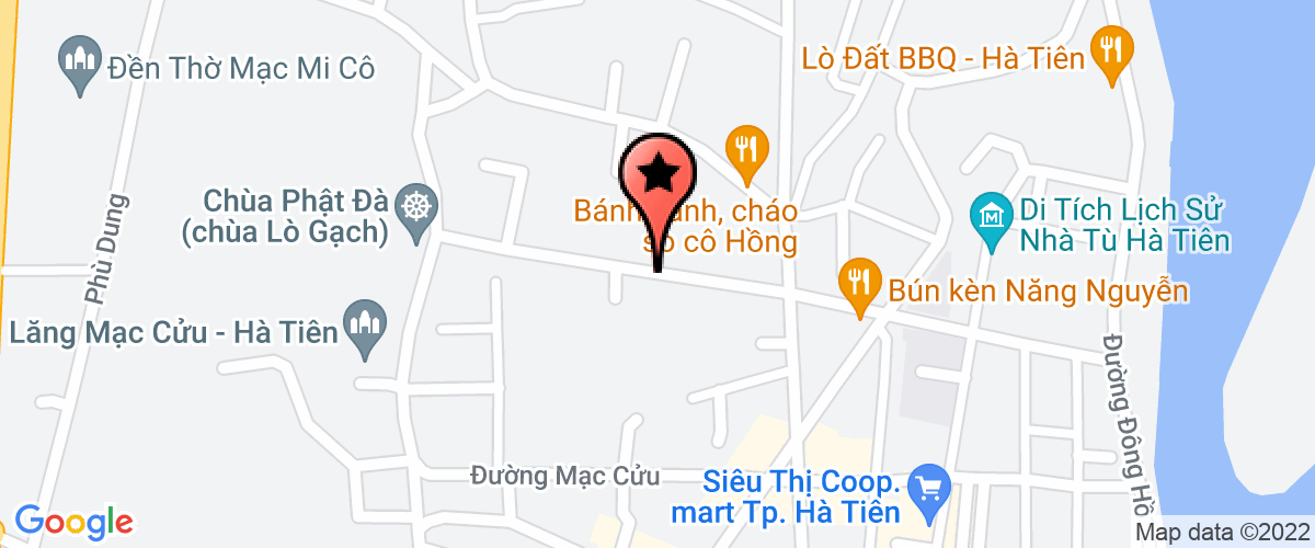 Map go to Thien Duong Bien Travel Company Limited
