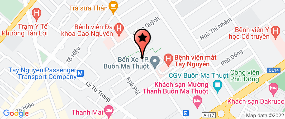 Map go to Thanh An Dtxd Joint Stock Company