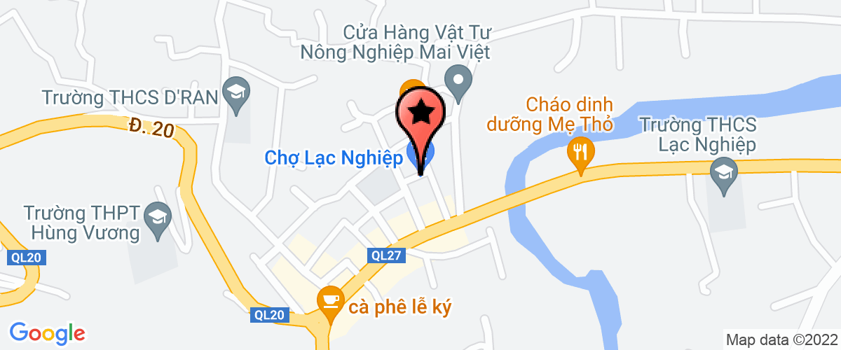Map go to Lac Nghiep Market Management