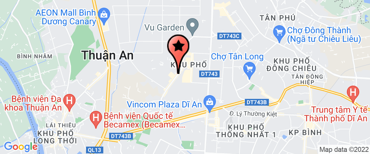 Map go to Kim Hoa Transport Company Limited