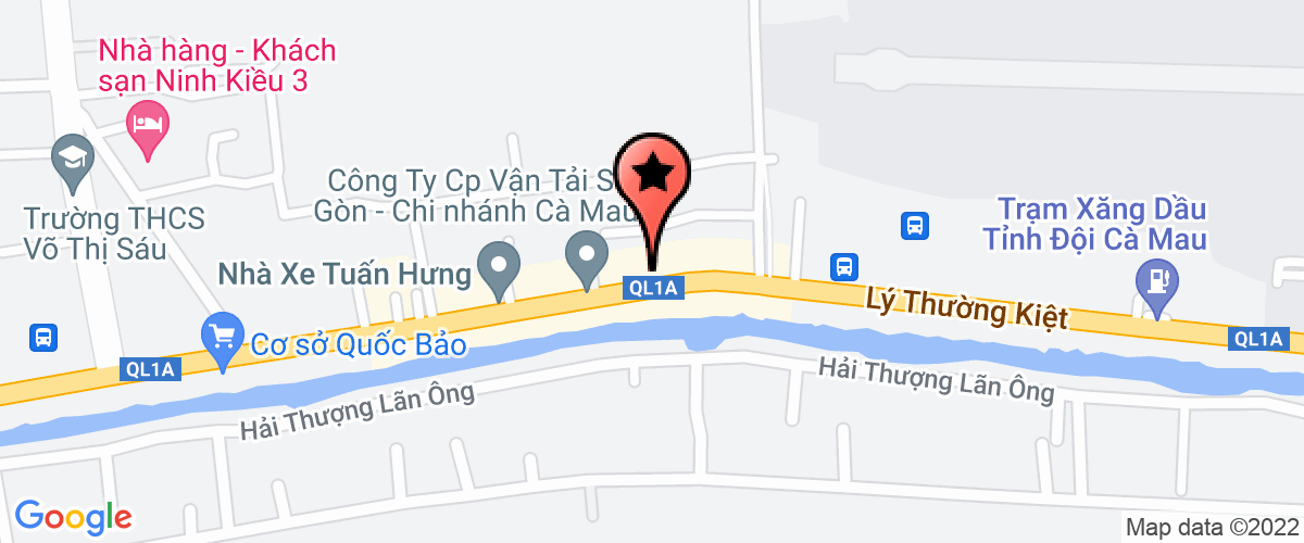 Map go to Phat Thanh Ca Mau Company Limited