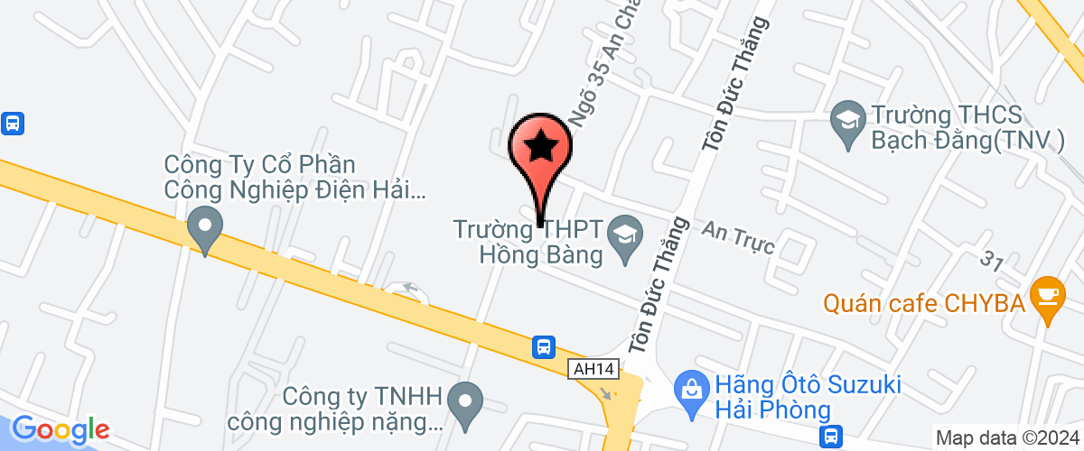 Map go to Hoang Thang Trading Supplies Company Limited