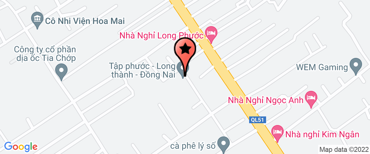 Map go to Tap Phuoc Breeding Co-operative