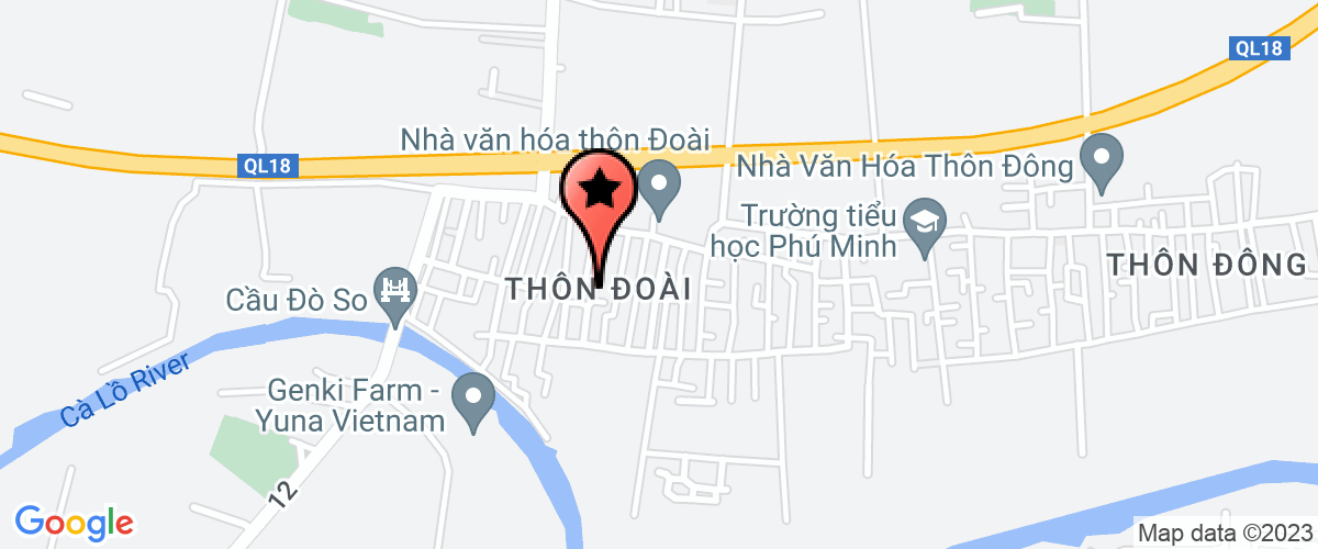 Map go to Nam Anh Industry and Service Company Limitied