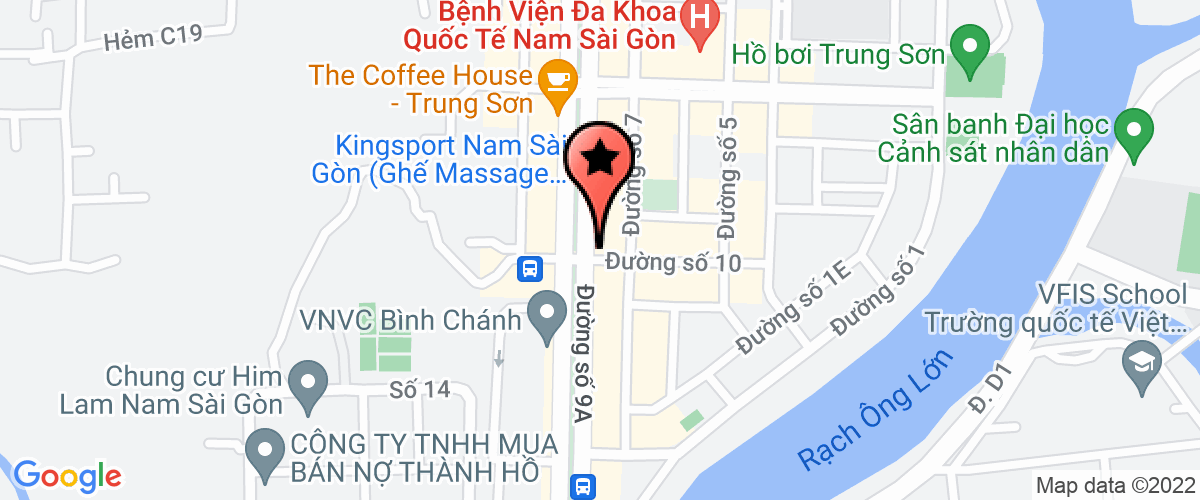 Bản đồ đến Công Ty TNHH Tp-Office
