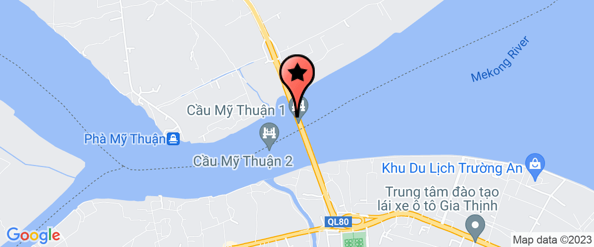 Bản đồ đến Công Ty TNHH MTV Thương Mại Và Dịch Vụ Hải Đăng Mekong