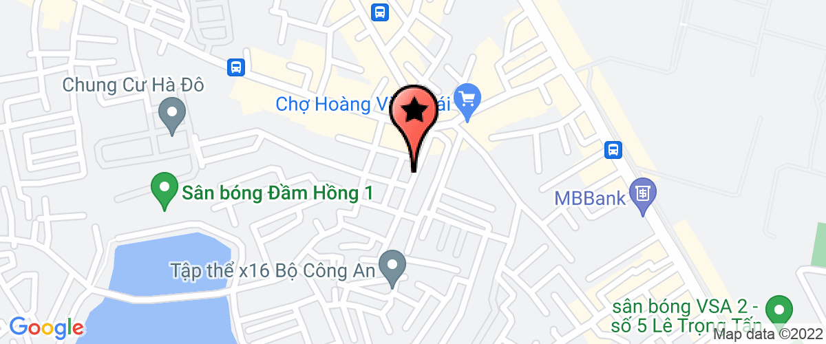 Map go to V.T.M VietNam Human Resources Development Joint Stock Company