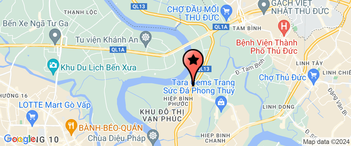 Map go to Van Cong Trading And Service Company Limited