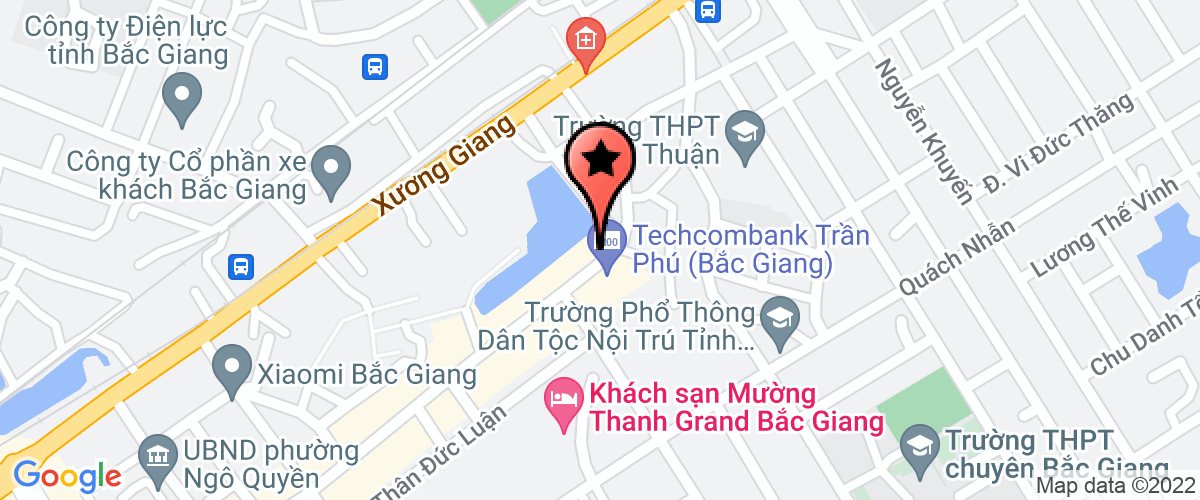Map go to Ninh Giang Investment and Exploitation Joint Stock Company