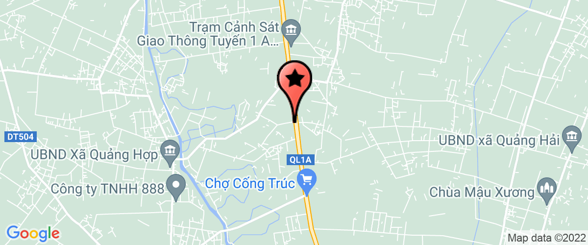 Map go to Dong Tam Trading And Production Company Limited