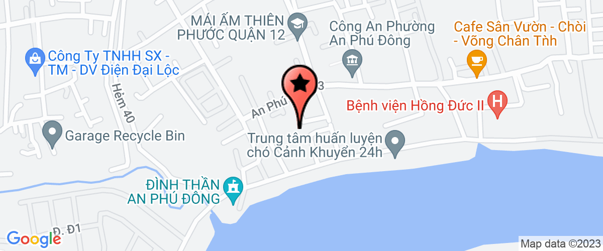 Map go to Hung Manh Sai Gon Joint Stock Company