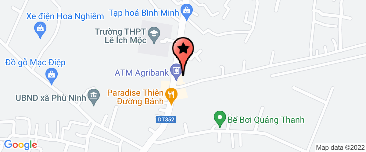 Map go to co phan xay lap dien Son Thuy Company