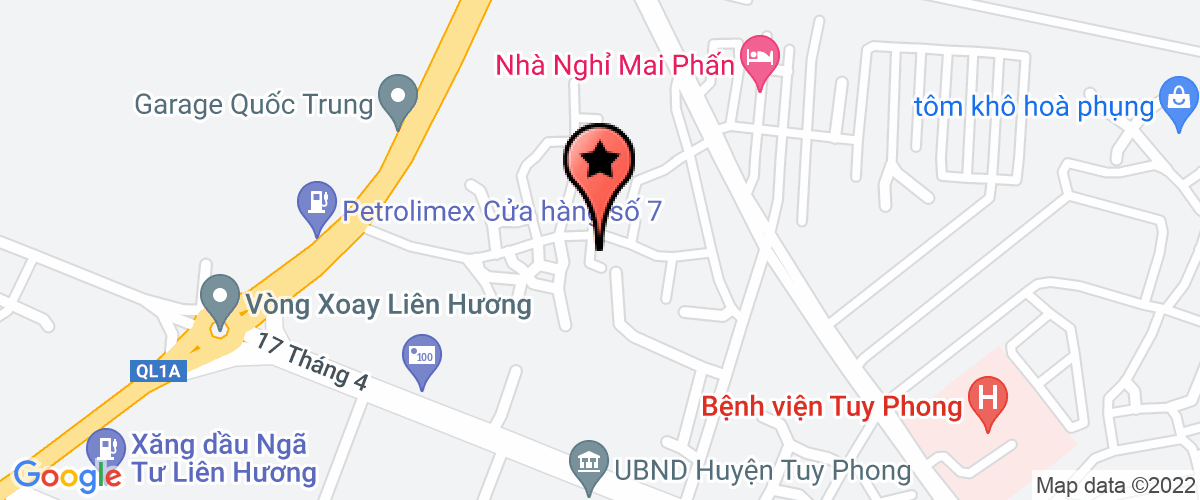 Map go to Muoi Huynh Tam Private Enterprise