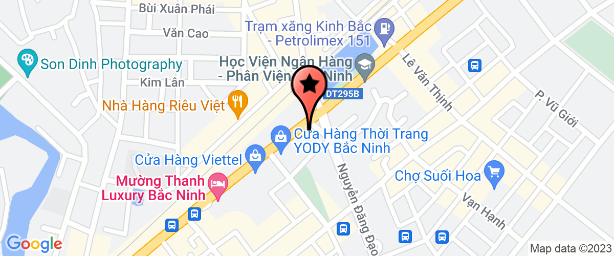 Map go to Anh Duc Bac Ninh Transportation Company Limited