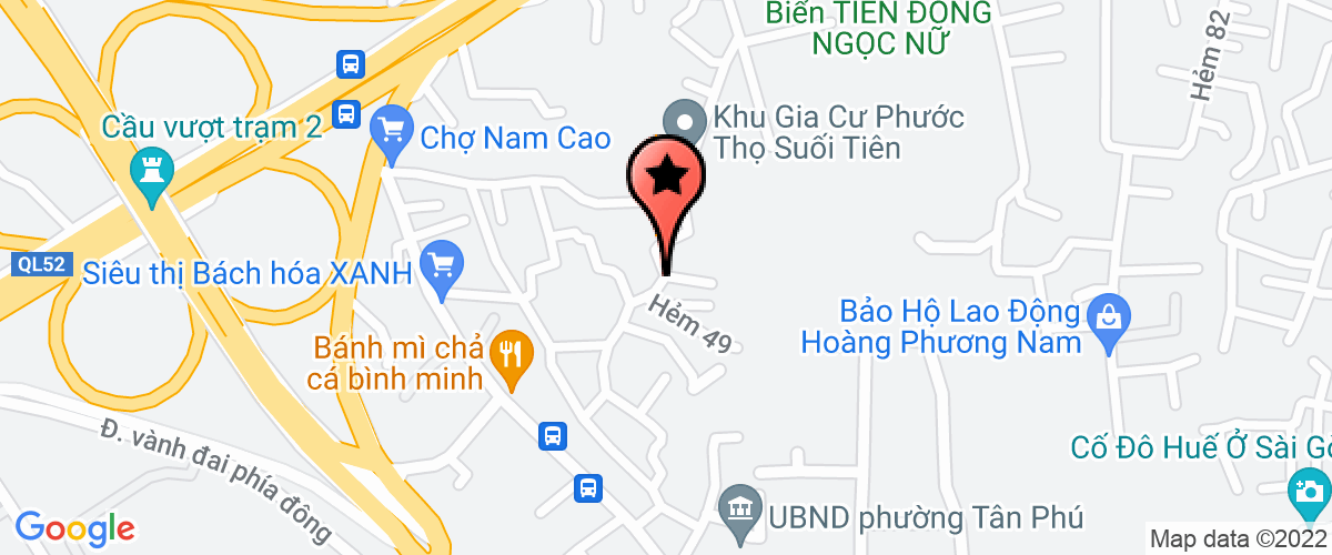 Map go to Tien Vy Transport Services Trading Company Limited