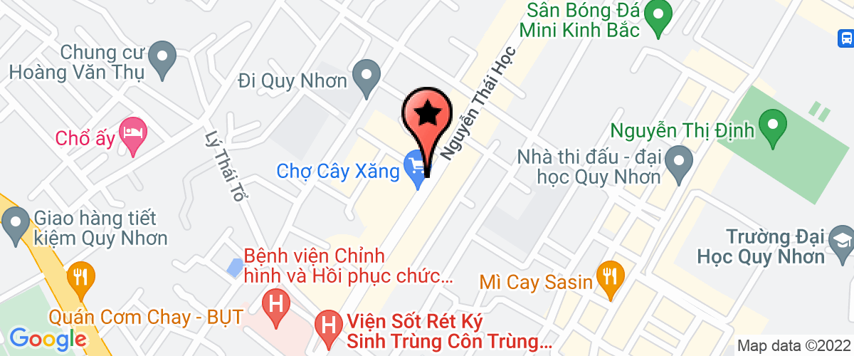 Map go to Cao Su BIDIPHAR Joint Stock Company