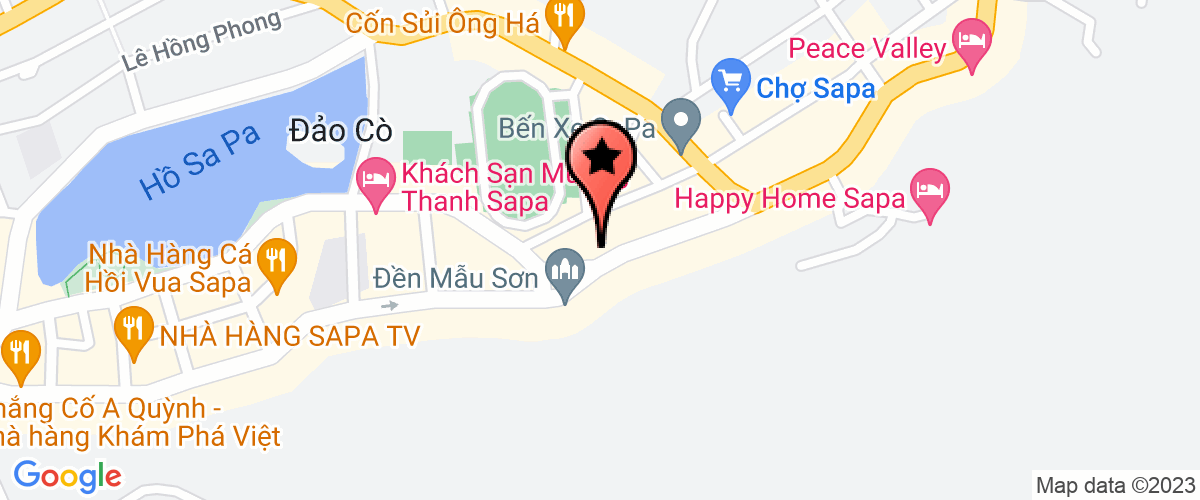 Map go to May Sa Pa Hotel Company Limited