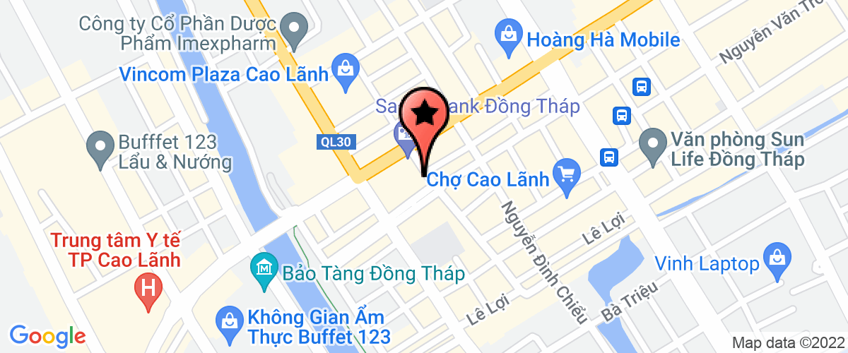 Map go to Lam Anh Khia Service Trading Production Company Limited
