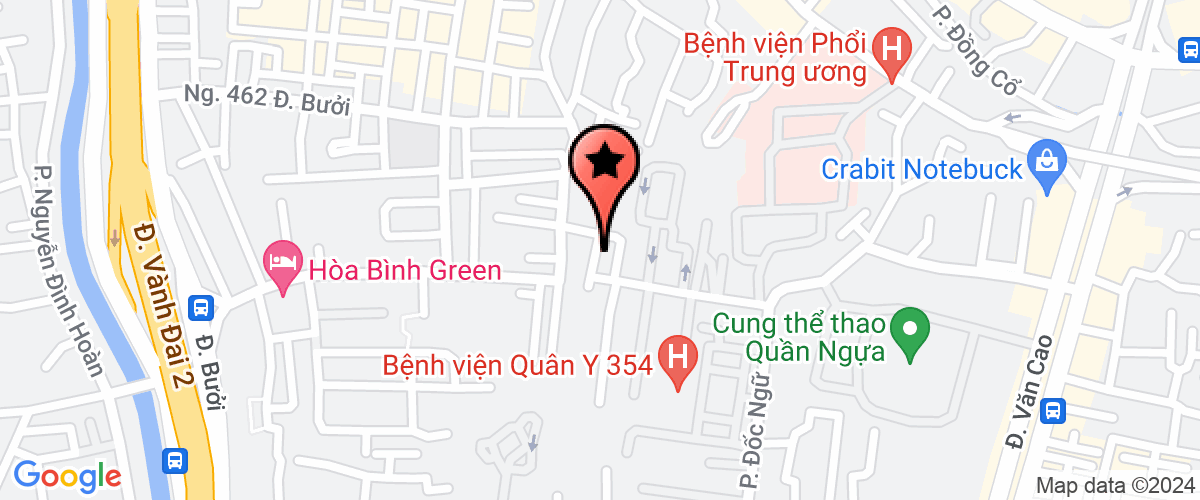 Bản đồ đến Công Ty TNHH Khai Thác Chế Biến Khoáng Sản Và Luyện Kim Hà Nội