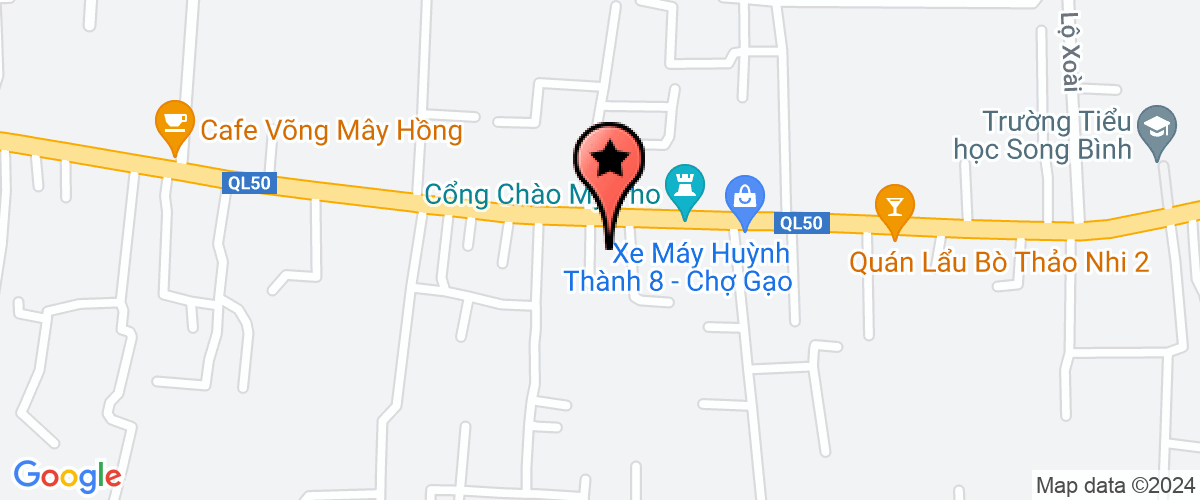 Map go to My Chau Production-Trading-Service Company Limited