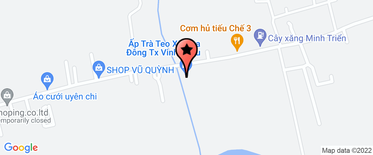 Map go to UBND xa Vinh Tan
