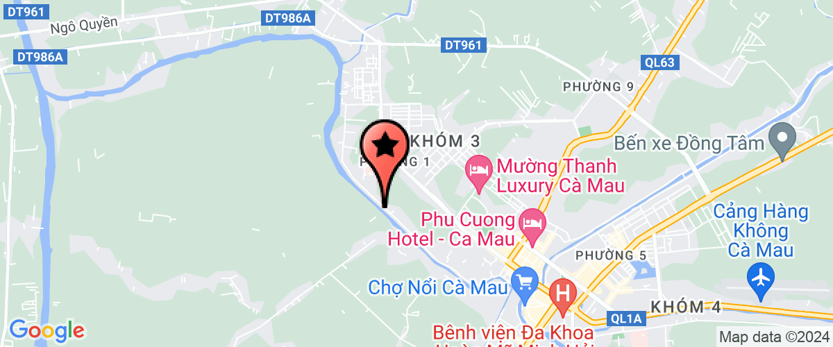 Map go to Vinh Quang Ca Mau Company Limited