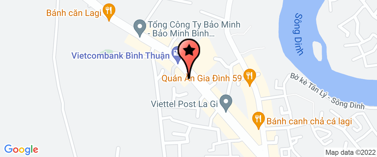 Map go to Quoc Dung General Trading Business Private Enterprise