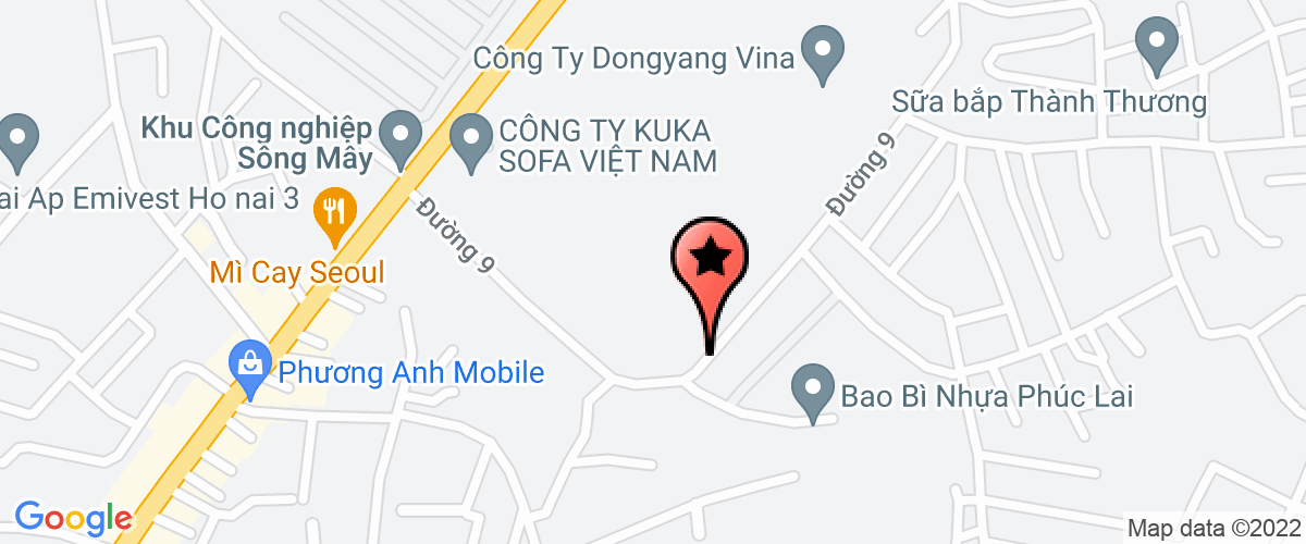 Map go to Thanh Tam Wood Trading Production Company Limited