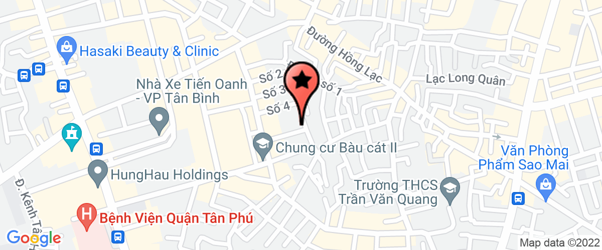 Map go to Phan Huy Construction Investment Corporation