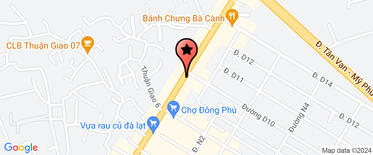 Map go to Thien Phu Binh Phuoc Woodwork Company Limited